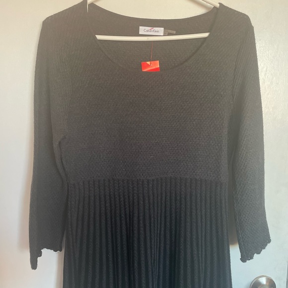 Calvin Klein A-Line Sweater Dress - Size M - Picture 5 of 14